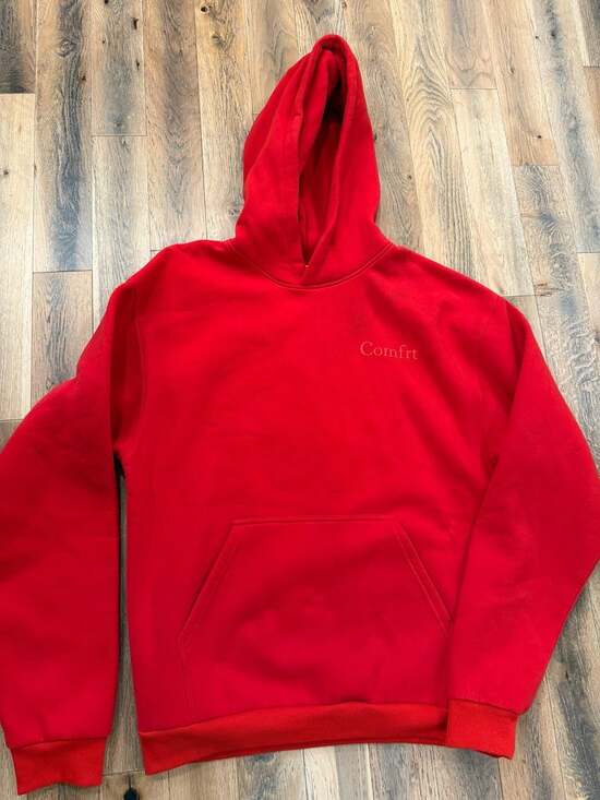 Comfrt Other - Comfrt Signature Red Pullover Weighted Hoodie